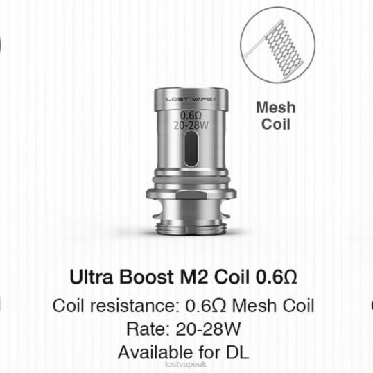 Lost Vape Price F4200347 | Lost Vape Ultra Boost Coils (5-Pack) M2 V2 0.6ohm