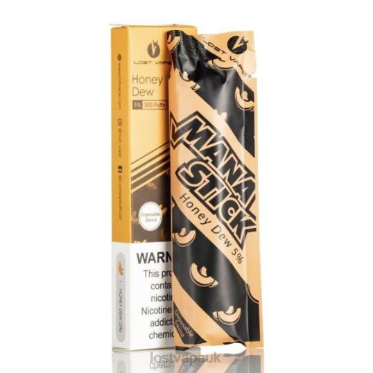 Lost Vape Amazon F4200520 | Lost Vape Mana Stick Disposable | 300 Puffs | 1.2mL Honey Dew 5%