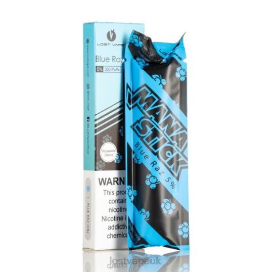 Lost Vape Sale F4200519 | Lost Vape Mana Stick Disposable | 300 Puffs | 1.2mL Blue Raz 5%