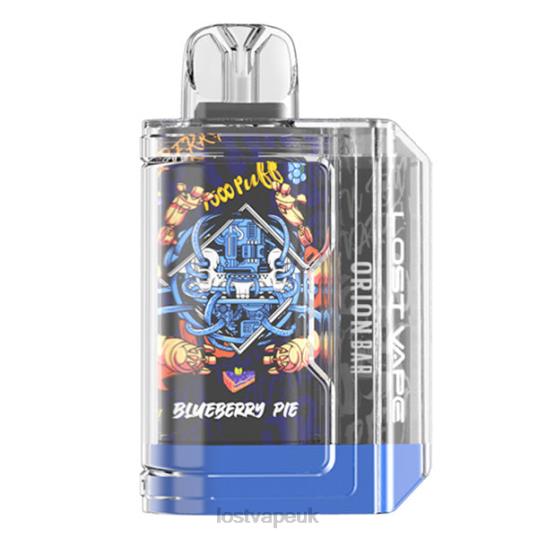 Lost Vape London F420063 | Lost Vape Orion Bar Disposable | 7500 Puff | 18mL | 50mg Blueberry Pie