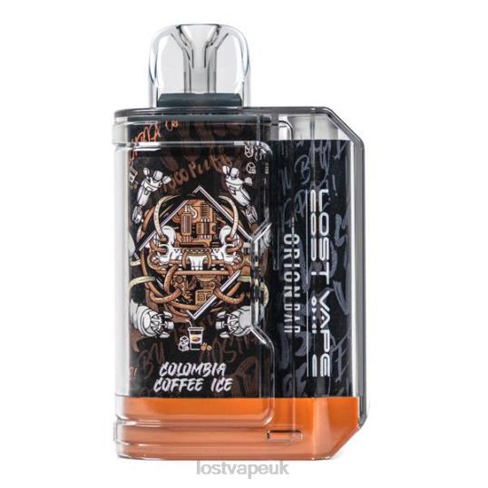 Lost Vape Price F420087 | Lost Vape Orion Bar Disposable | 7500 Puff | 18mL | 50mg Columbia Coffee Ice