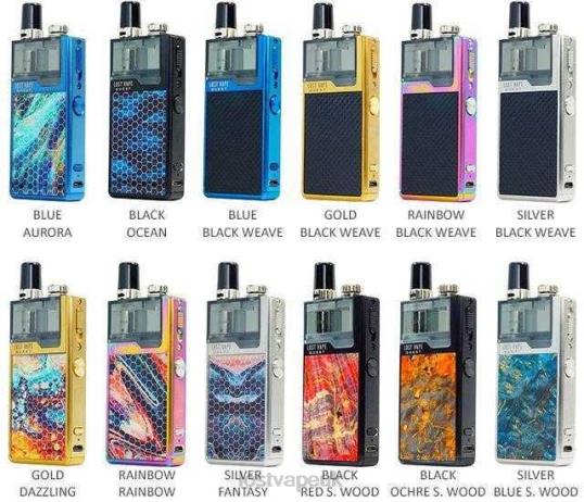 Lost Vape Amazon F4200480 | Lost Vape Quest Orion Q Pod Device Full Kit Stainless Steel/Oasis Stabwood