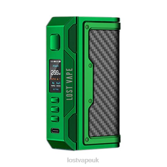 Lost Vape Review F4200184 | Lost Vape Thelema Quest 200W Mod Green/Carbon Fiber