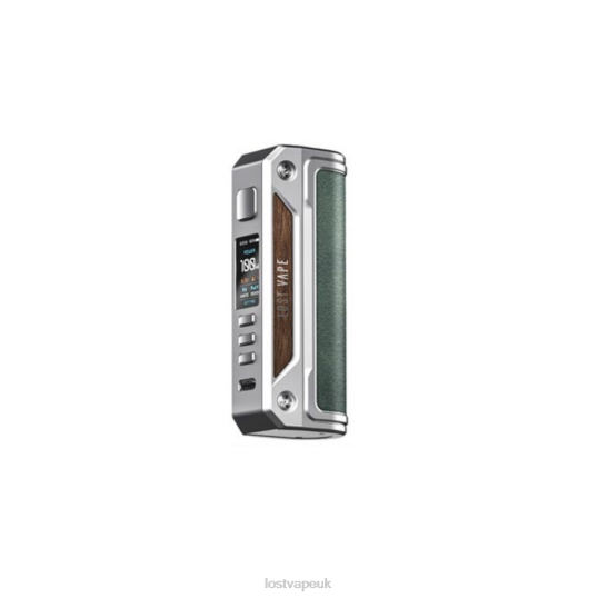 Lost Vape UK Store F420022 | Lost Vape Thelema Solo 100W Mod SS/Mineral Green