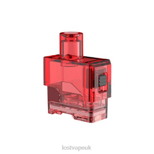 Lost Vape Near Me F4200315 | Lost Vape Orion Art Empty Replacement Pods | 2.5mL Red Clear